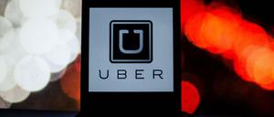 Das Logo des App-Dienstes Uber.