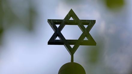 Der Stern der Synagoge der Jüdischen Gemeinde in Halle (Sachsen-Anhalt) 
