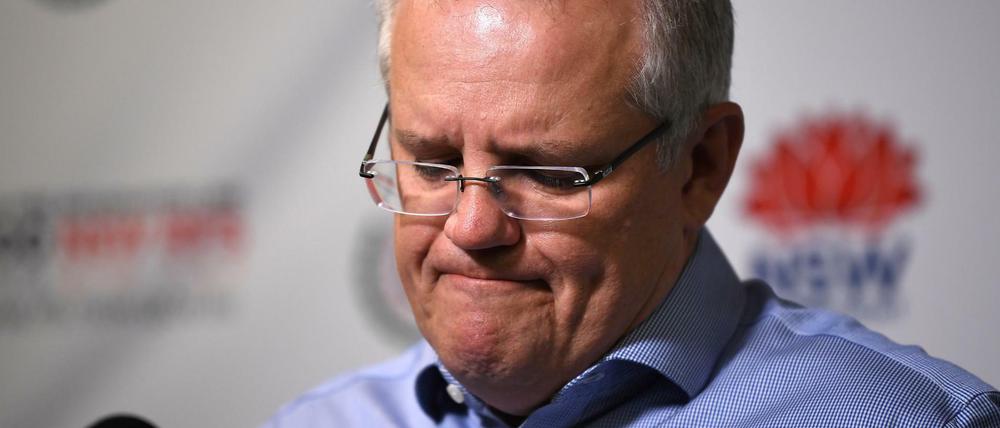 Reumütig: Scott Morrison, Premierminister von Australien