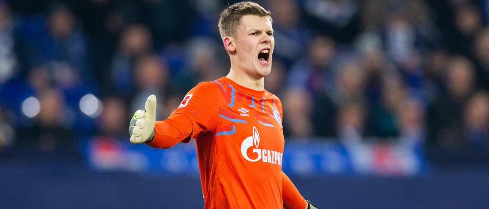 Schreit bald für einen anderen Klub. Torwart Alexander Nübel wird Schalke 04 den Rücken kehren.