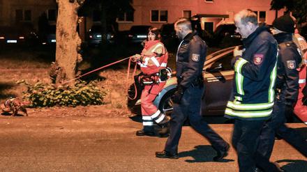 Polizisten, Feuerwehr und die Rettungshundestaffel der Johanniter suchten nach dem vermissten Mädchen (Archivbild).