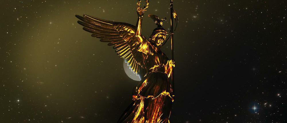 Die Viktoria thront auf der Siegessäule mit bestem Blick auf die Stadtgeschichte.