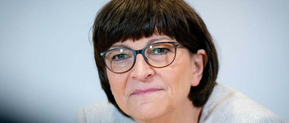 Für Saskia Esken gibt es zwei Premieren