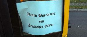 Ein Bild dieses Schildes hatte der junge Mann veröffentlicht.