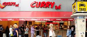 Eine der bekanntesten Hauptstadt-Adressen für Hungrige: Der Schnellimbiss „Curry 36“ in Berlin.
