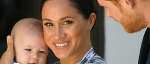 Der britische Prinz Harry, Herzog von Sussex, und seine Frau Meghan, Herzogin von Sussex, gemeinsam mit ihrem Sohn Archie. 