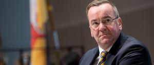 Innenminister Boris Pistorius (SPD) im niedersächsischen Landtag in Hannover.