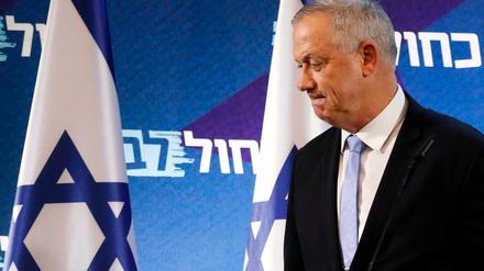 Benny Gantz ist es nicht gelungen, eine tragfähige Koalition zu zimmern.