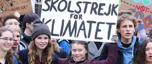 Die Klimaschutz-Bewegung „Fridays for Future“ brachte 2019 regelmäßig tausende junge Menschen in Berlin auf die Straße.