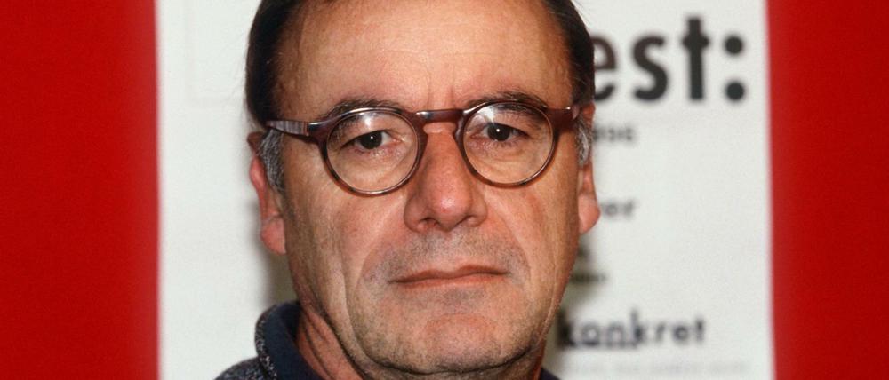 Hermann L. Gremliza, der Herausgeber der Zeitschrift "konkret" ist im Alter von 79 Jahren gestorben. Das Bild entstandt im Oktober 1996 in Frankfurt. 