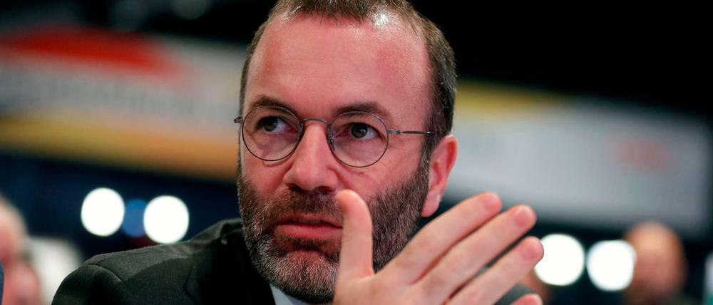 Manfred Weber (CSU), Fraktionsvorsitzender der EVP-Fraktion.