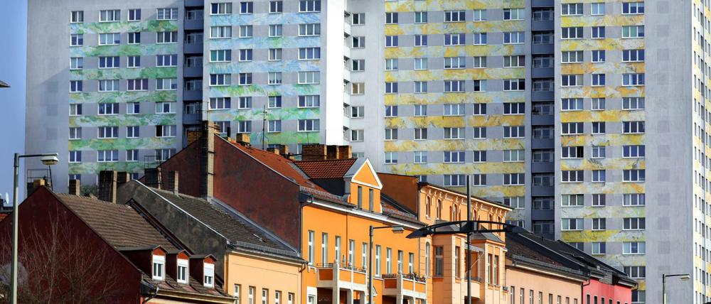 Rund um die Frankfurter Allee kommen besonders viele Einwohner auf einen Hektar.