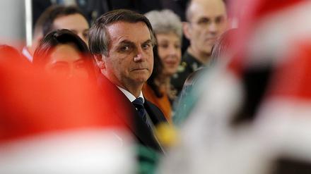 Jair Bolsonaro bei einer Weihnachtsveranstaltung in Brasilia.