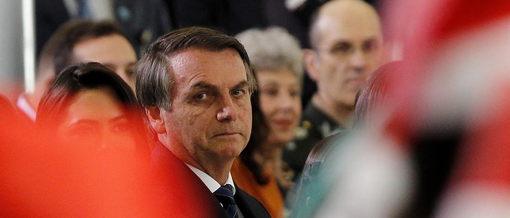 Jair Bolsonaro bei einer Weihnachtsveranstaltung in Brasilia.