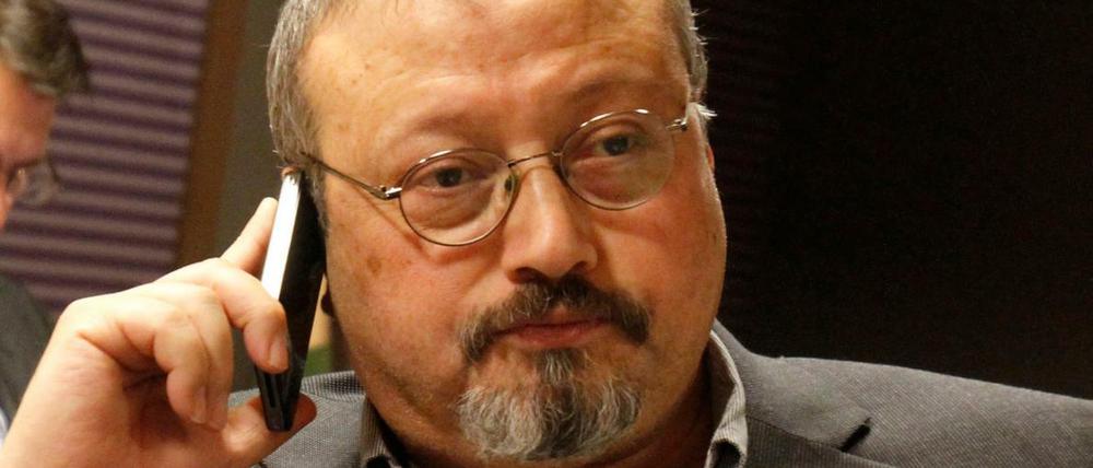 Der saudische Journalist Jamal Khashoggi im Jahr 2011 beim Weltwirtschaftsforum in Davos.