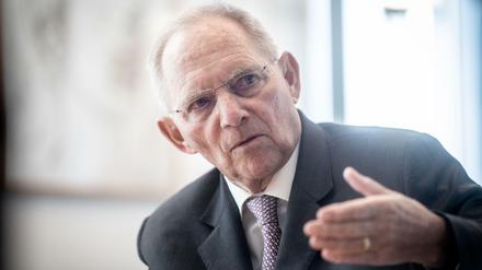 Wolfgang Schäuble (CDU), Bundestagspräsident