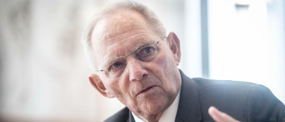 Wolfgang Schäuble (CDU), Bundestagspräsident