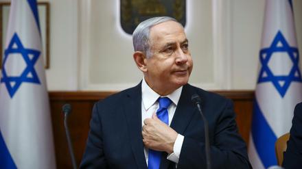 Muss am Donnerstag den Parteivorsitz verteidigen: Israels Ministerpräsident Benjamin Netanjahu.