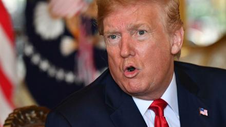 US-Präsident Donald Trump Heiligabend in seinem Anwesen in Mar-a-Lago in Florida.
