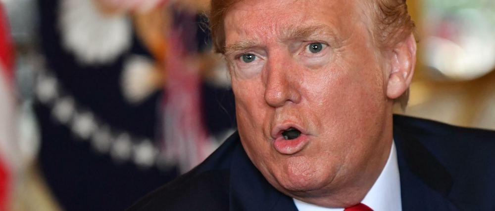 US-Präsident Donald Trump Heiligabend in seinem Anwesen in Mar-a-Lago in Florida.