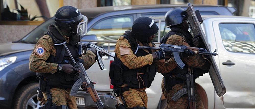 Einsatzkräfte in Burkina Faso (Archivbild von 2016)