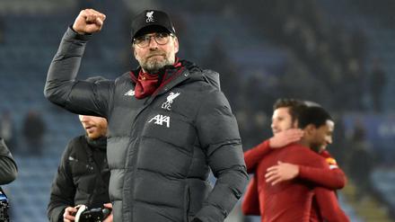 Versöhnt. Liverpools Trainer Jürgen Klopp schimpfte während des Spiels und jubelte danach.