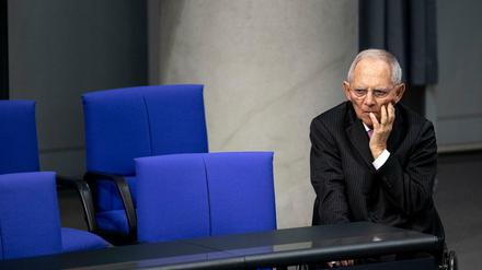 Bundestagspräsident Wolfgang Schäuble (CDU) 