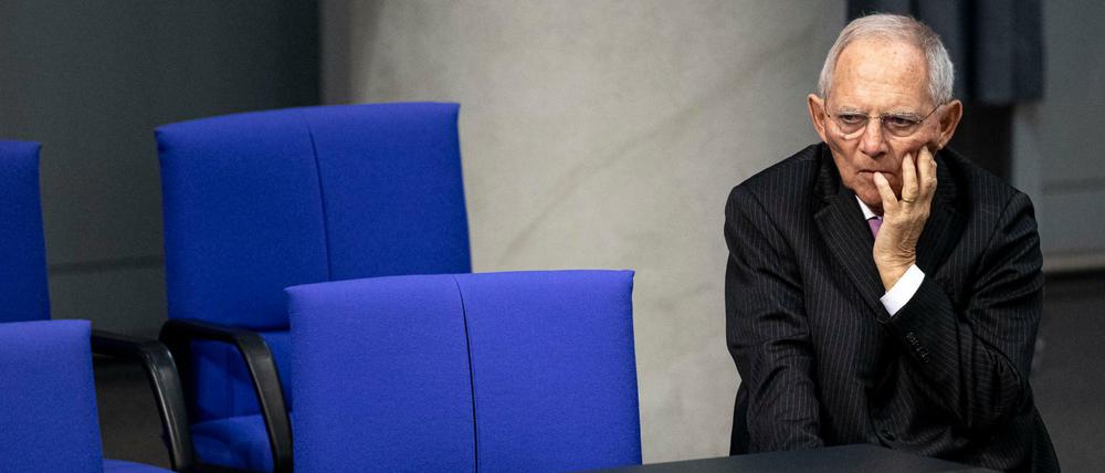 Bundestagspräsident Wolfgang Schäuble (CDU)