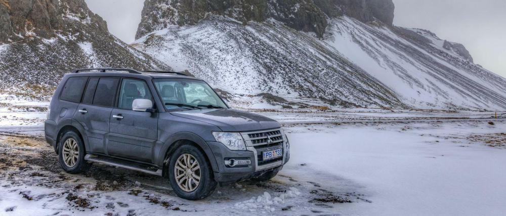 Weite Landschaft, großes Auto? Die Freiheit nehme ich mir.