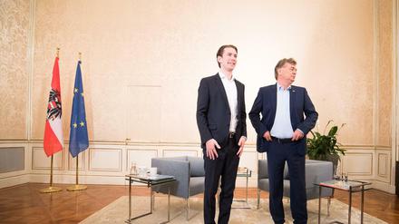 Sebastian Kurz und Werner Kogler treffen im Oktober zu ersten Sondierungsgesprächen zusammen.