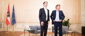 Sebastian Kurz und Werner Kogler treffen im Oktober zu ersten Sondierungsgesprächen zusammen.