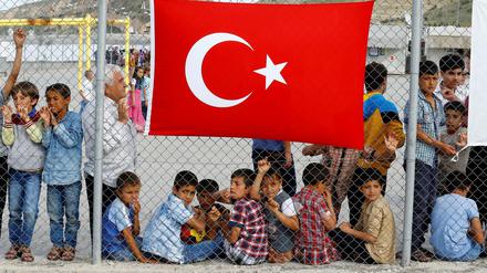 Ein Camp für Flüchtlinge im türkischen Gaziantep (Archivbild) 