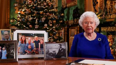 Königin Elizabeth bei ihrer Weihnachtsansprache.