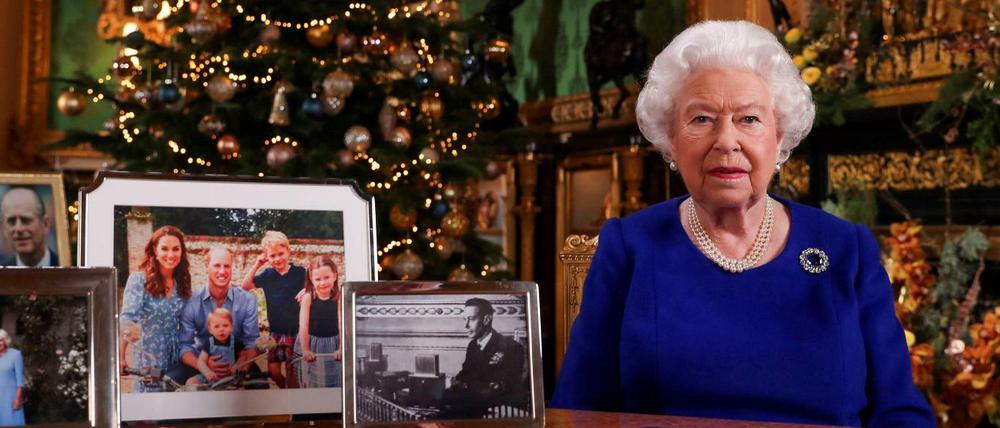 Königin Elizabeth bei ihrer Weihnachtsansprache.