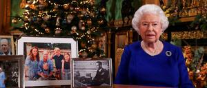Königin Elizabeth bei ihrer Weihnachtsansprache.