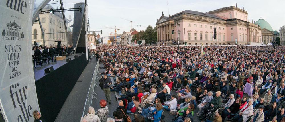 Staatsoper für alle: Die Publikumsbefragung soll klären, wie die Kultur welche Besucherinnen und Besucher erreicht.