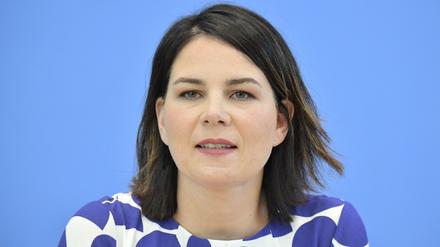 Grünen-Vorsitzende Annalena Baerbock bei einer Pressekonferenz im Juni 2019 in Berlin.