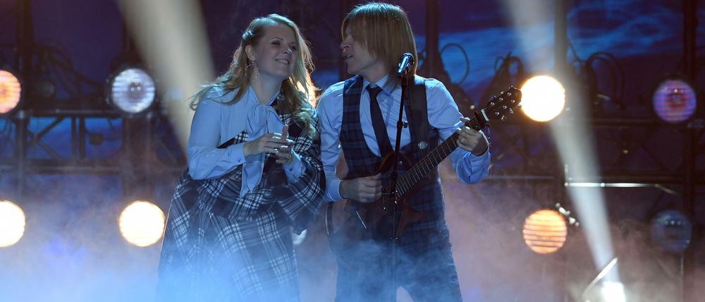 Musik verbindet. Die Kelly Family, 2017 bei der Verleihung des Medienpreises in Sachsen.