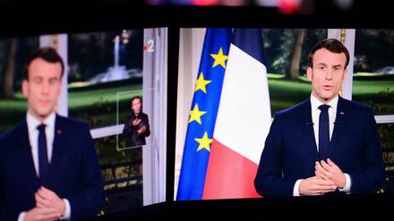 Emmanuel Macron bei seiner Neujahrsrede besänftigt hat sie die Franzosen nicht. .
