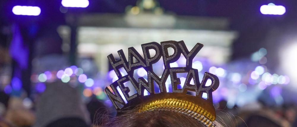 "Happy New Year" - die Silvesterparty am Brandenburger Tor. 