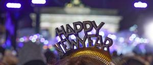 "Happy New Year" - die Silvesterparty am Brandenburger Tor. 