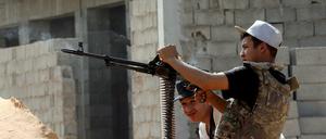 Kämpfer für die international anerkannte Regierung Libyens 
