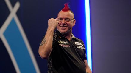 Peter Wright steht im Darts-Finale der Weltmeisterschaft.