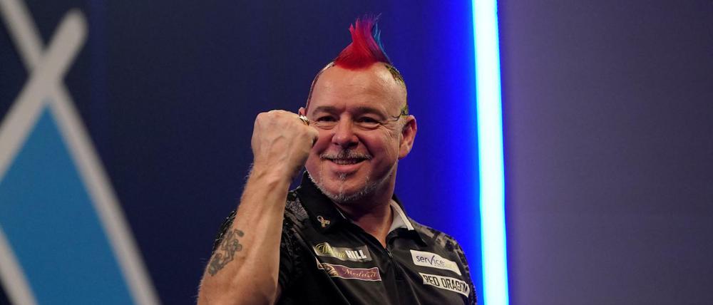 Peter Wright steht im Darts-Finale der Weltmeisterschaft.