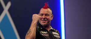 Peter Wright steht im Darts-Finale der Weltmeisterschaft.