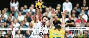 Voll drauf: Auf Georg Grozer wird es für das deutsche Volleyball-Nationalteam bei der Olympia-Qualifikation besonders ankommen.