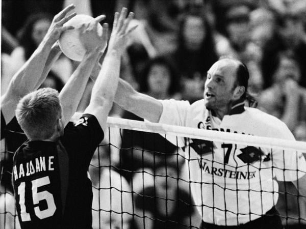 Familienangelegenheit: Schon Georg Grozer senior (rechts) spielte für das deutsche Team.