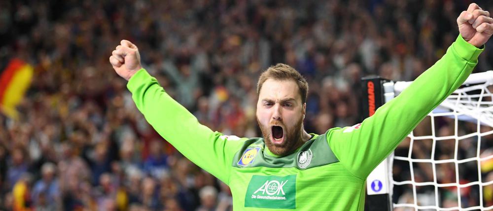 Auf geht's: Auf Torhüter Andreas Wolff wird es für die deutschen Handballer ankommen.