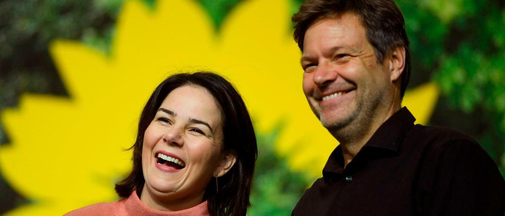 Annalena Baerbock und Robert Habeck, das Führungsduo der Grünen.