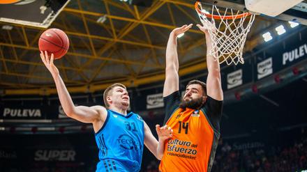 Alte Bekannte: Albas Rokas Giedraitis (links) und Valencias Bojan Dubljevic treffen mit ihren Teams erneut aufeinander.